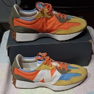 NEW BALANCE 327 Wheat Field Red Clay Men's Sz 10 Athletic Shoes